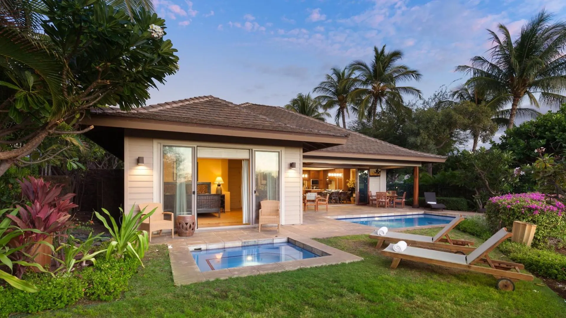 Coral Reef Lush 4Br Kamilo Home With Heated Pool And Guest Cottage Ваиколоа-Виллидж Дом отдыха