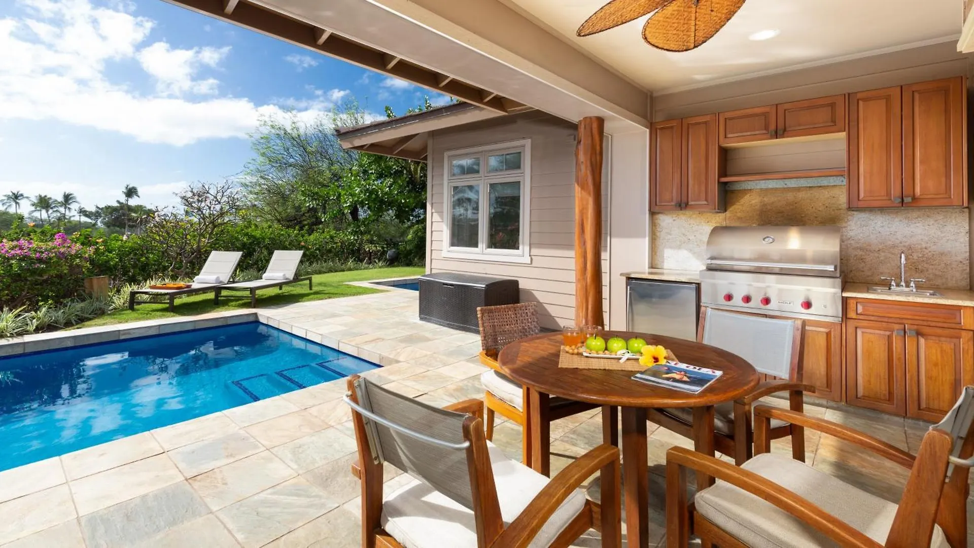 Coral Reef Lush 4Br Kamilo Home With Heated Pool And Guest Cottage Ваиколоа-Виллидж
