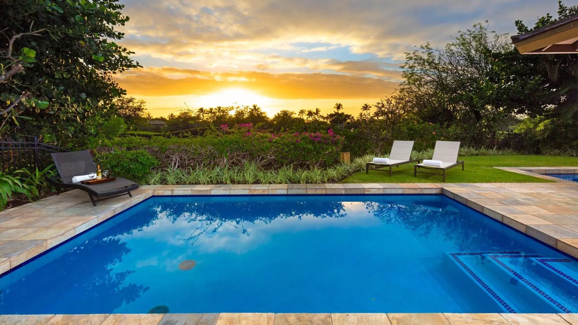 Coral Reef Lush 4Br Kamilo Home With Heated Pool And Guest Cottage Ваиколоа-Виллидж Дом отдыха